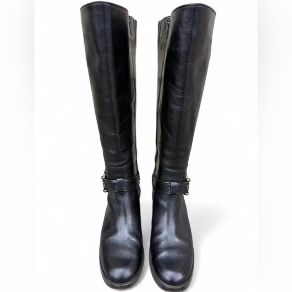 COACH Carolina Extended Calf Leather Riding Boots - Picture 2 of 10